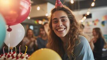 ai generado oficina celebraciones, capturar el jubiloso atmósfera de oficina celebraciones, antecedentes imagen, generativo ai foto