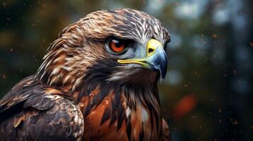 AI generated hawk high quality image photo