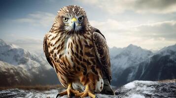 AI generated hawk high quality image photo