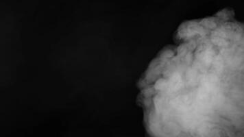 abstrait fumée brouillard et brouillard effet tourbillonnant surréaliste formes Contexte video