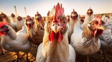 AI generated hen high quality image photo