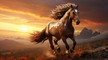 AI generated horse high quality image photo