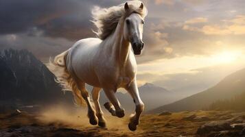 AI generated horse high quality image photo