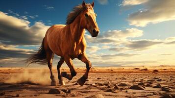 AI generated horse high quality image photo