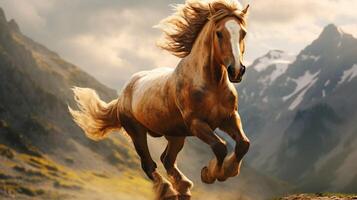 AI generated horse high quality image photo