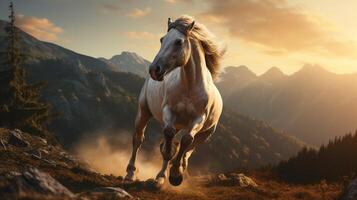 AI generated horse high quality image photo