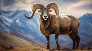 AI generated ibex high quality image photo