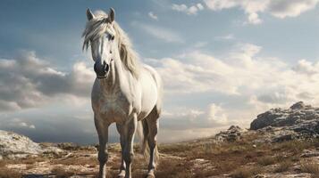 AI generated horse high quality image photo