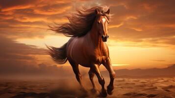 AI generated horse high quality image photo