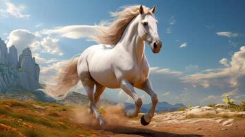 AI generated horse high quality image photo