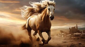 AI generated horse high quality image photo