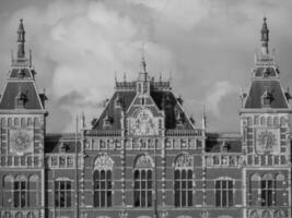 the dutch city of Amsterdam photo