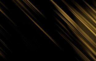 resumen negro y oro son ligero con blanco el degradado es el superficie con plantillas metal textura suave líneas tecnología diagonal antecedentes oro oscuro pulcro limpiar moderno. foto