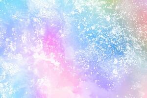 abstract powder splatted background. Colorful powder explosion on white background. Colored cloud. Colorful dust explode. Paint Holi. photo