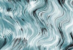 abstract blue and black waves on a white background photo