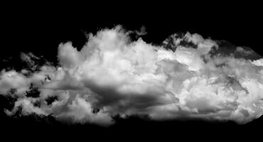 clouds on black background photo