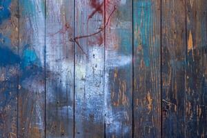 Old painted wood wall - texture or background photo