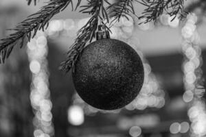 Navidad hora en el alemán ciudad de vreden foto