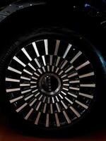 Minsk, Belarus, February 29, 2024 - Zeekr 009, alloy wheel, photo