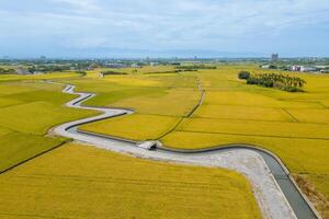 scenery of sanqi village at dongshan township in yilan, taiwan photo