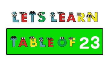 nivå 23. text meddelande tecknad serie text animerad alfabet video. video