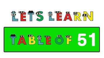 nivel 51. texto mensaje dibujos animados texto animado alfabetos video. video