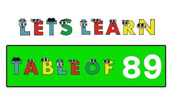 Level 89. text message cartoon text animated alphabets video. video