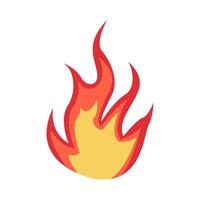hot fire illustration vector
