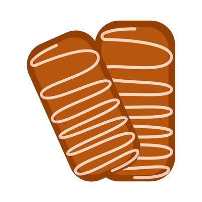 ice cream chocolate illustration