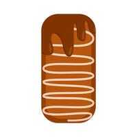 ice cream chocolate illustration vector