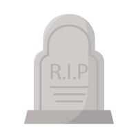 graveyard rip illustration vector