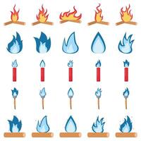 fire pack illustration vector