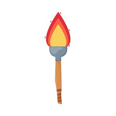 torch fire illustration