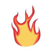 hot fire illustration vector