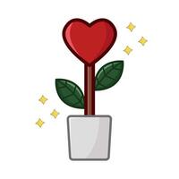 love plant illustration vector