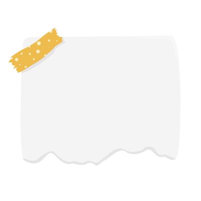 tap in ripped paper illustration