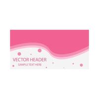 header template illustration vector