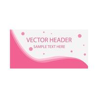 header template illustration vector