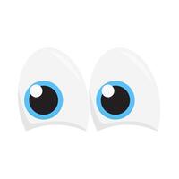 eye lens blue illustration vector