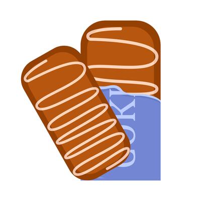 ice cream chocolate illustration