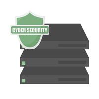 cyber security data illustration vector