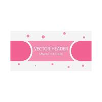 header template illustration vector