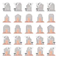 graveyard  pack illustration vector