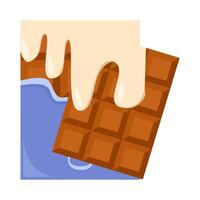 chocolate bar illustration vector