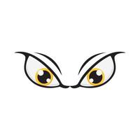 eye lens yellow illustration vector