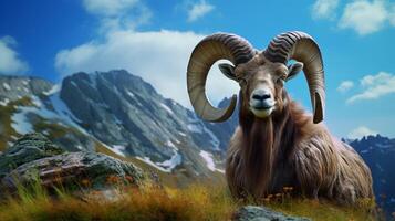 AI generated ibex high quality image photo