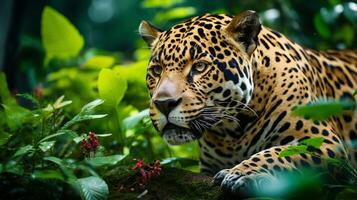 ai generado jaguar alto calidad imagen foto