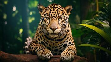 AI generated jaguar high quality image photo