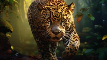 AI generated jaguar high quality image photo