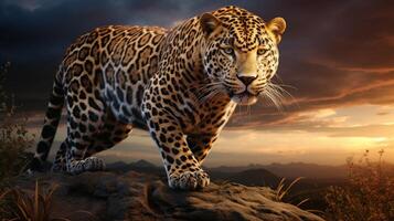AI generated jaguar high quality image photo